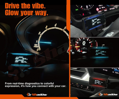 Shadow D-METER-2 Plus Multi OBD2 Display Gauge